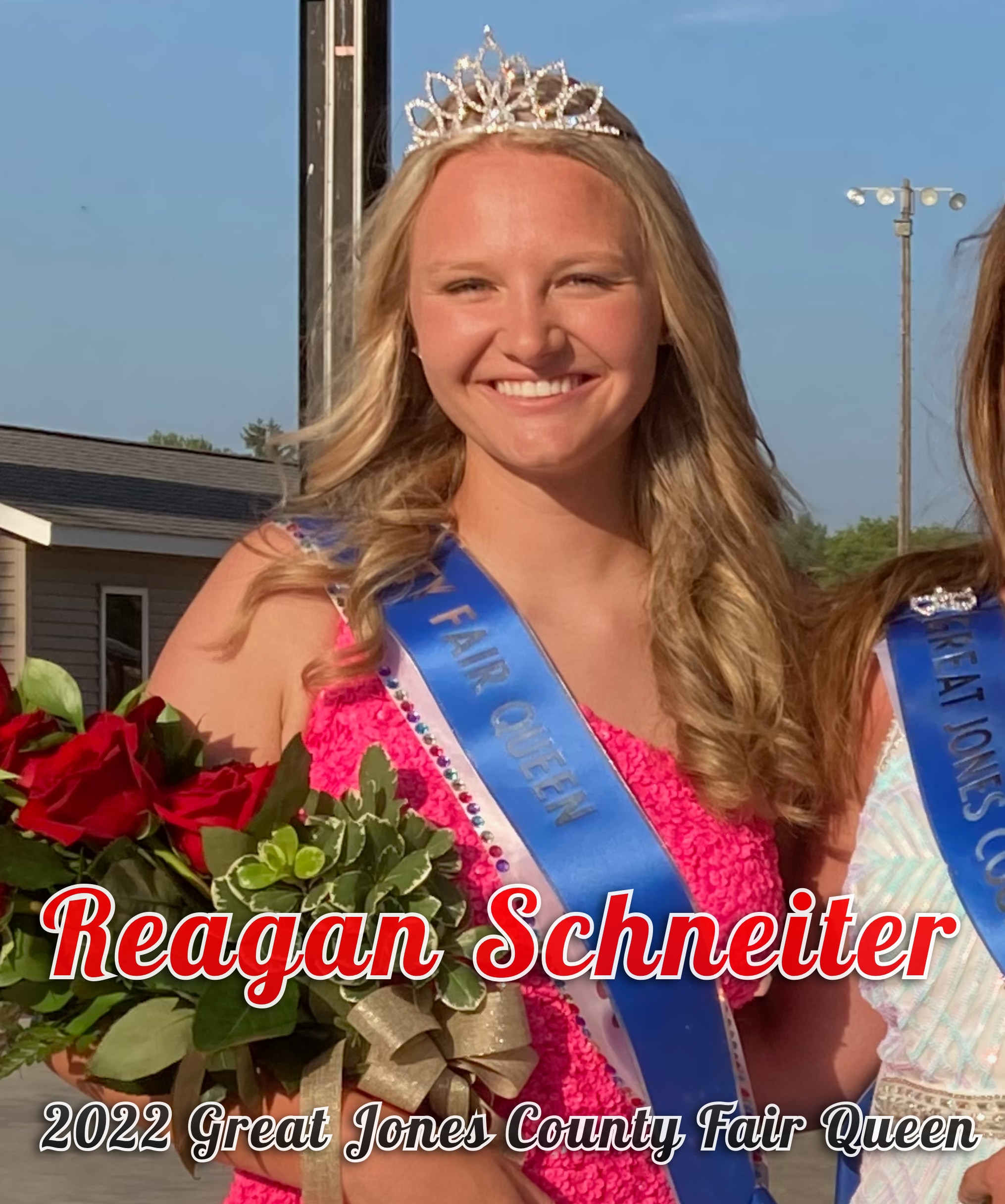 Reagan Schneiter, 2022 Great Jones County Fair Queen!