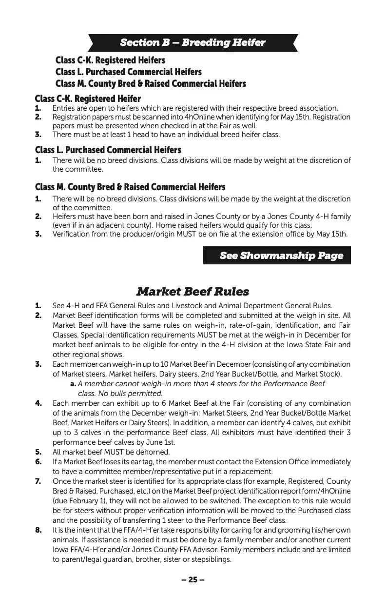 2025 Great Jones County Fair Premium Book Page #25