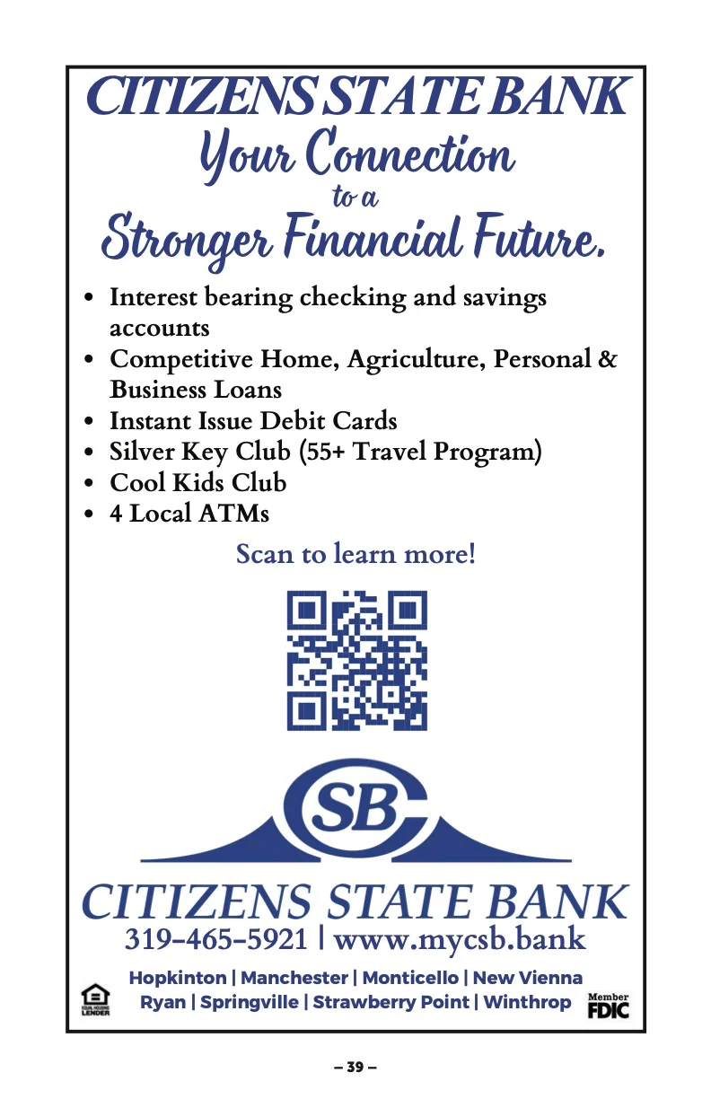 2025 Great Jones County Fair Premium Book Page #39