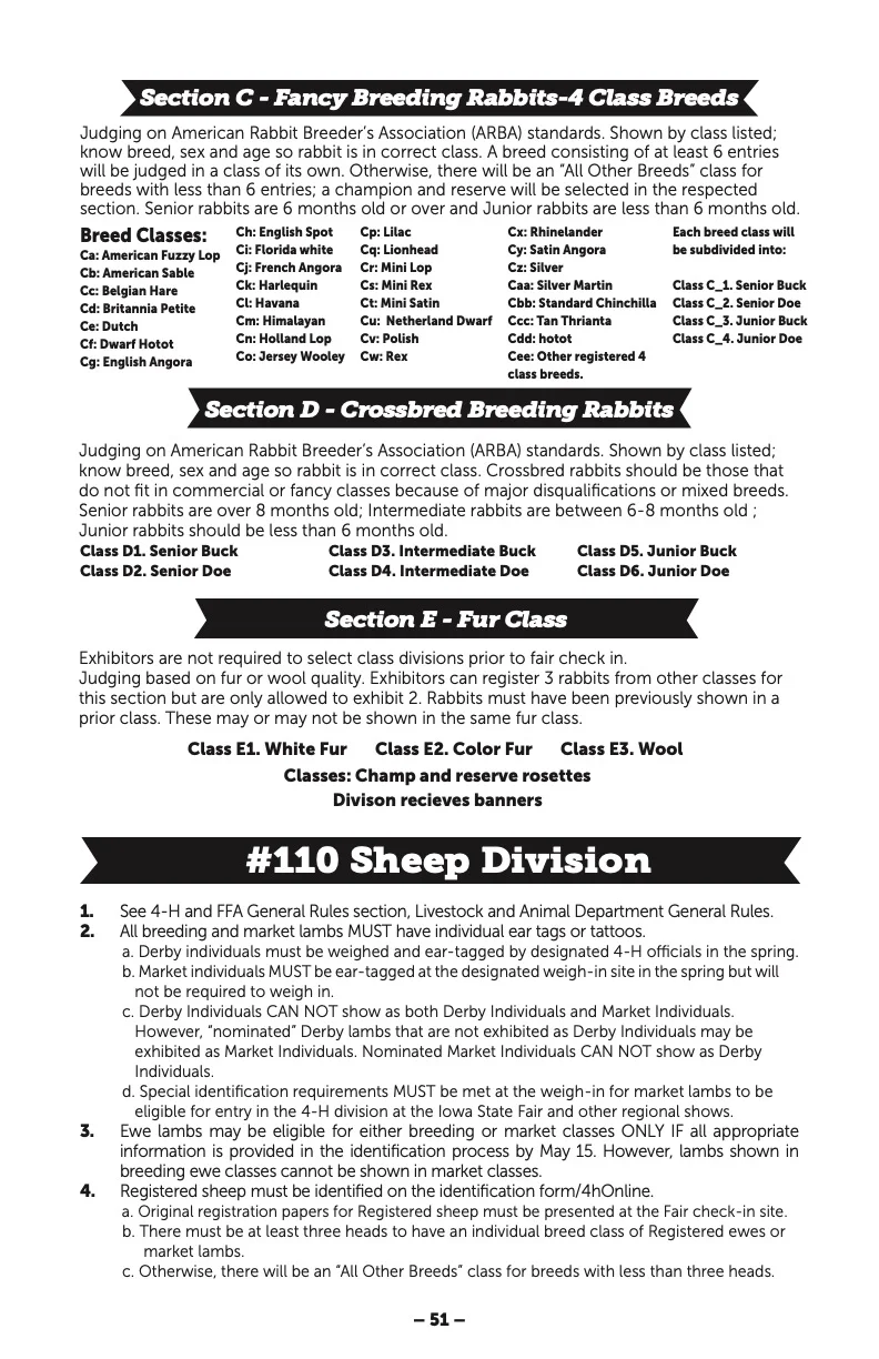 2025 Great Jones County Fair Premium Book Page #51