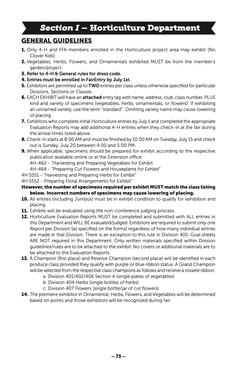 2025 Great Jones County Fair Premium Book Page #73