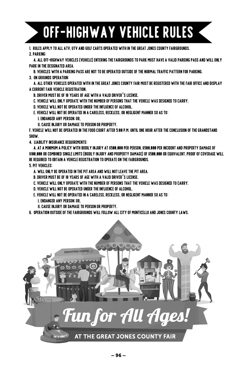 2025 Great Jones County Fair Premium Book Page #96